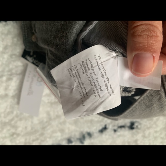 Lined Gray Denim Overalls - Picture 4 of 6